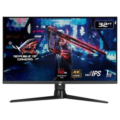 Asus LCD Monitor|ASUS|32"|Gaming/4K|Panel IPS|3840x2160|16:9|160Hz|Matte|1 ms|Swivel|Height adjustable|Tilt|Colour Black|90LM08B