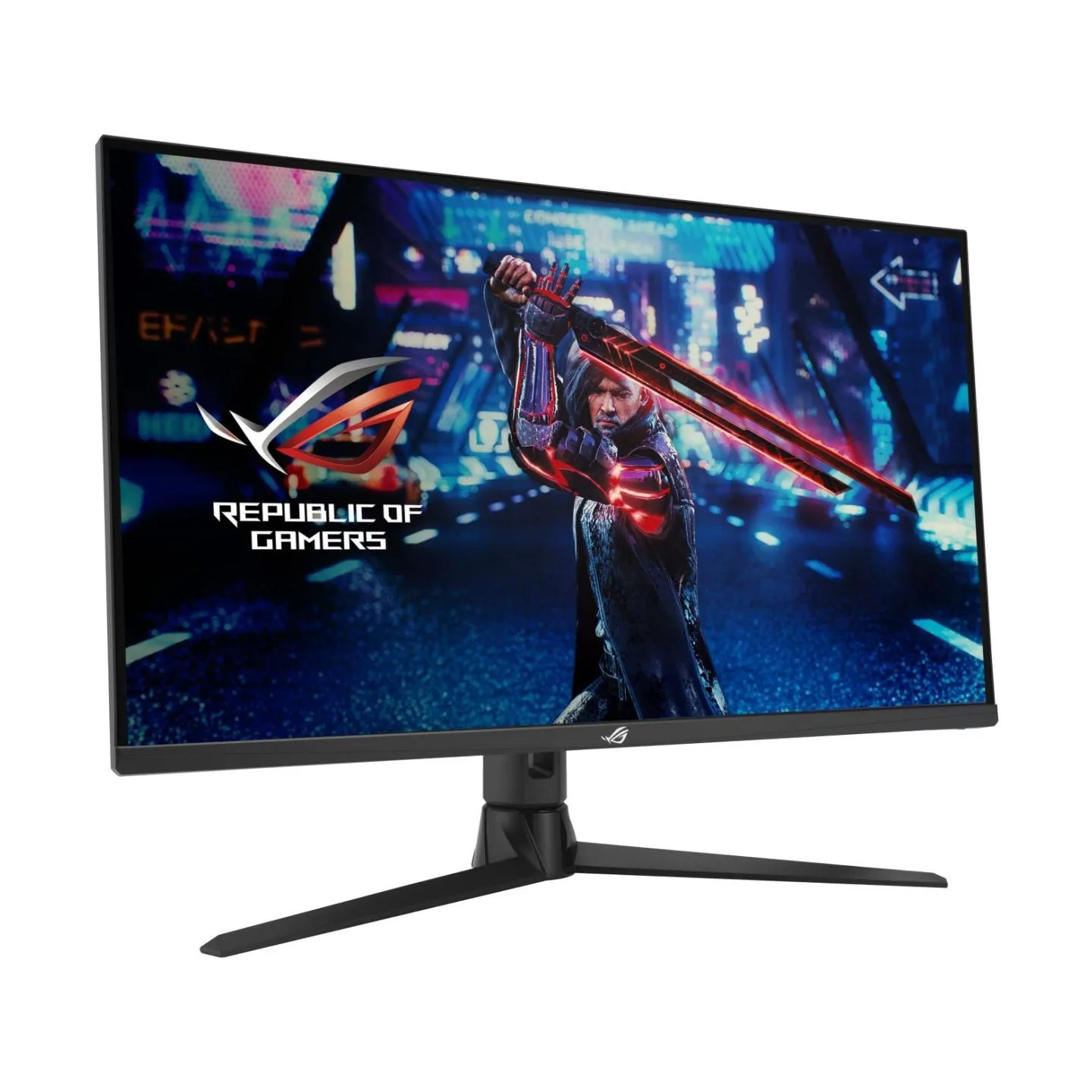 Asus LCD Monitor|ASUS|32"|Gaming/4K|Panel IPS|3840x2160|16:9|160Hz|Matte|1 ms|Swivel|Height adjustable|Tilt|Colour Black|90LM08B