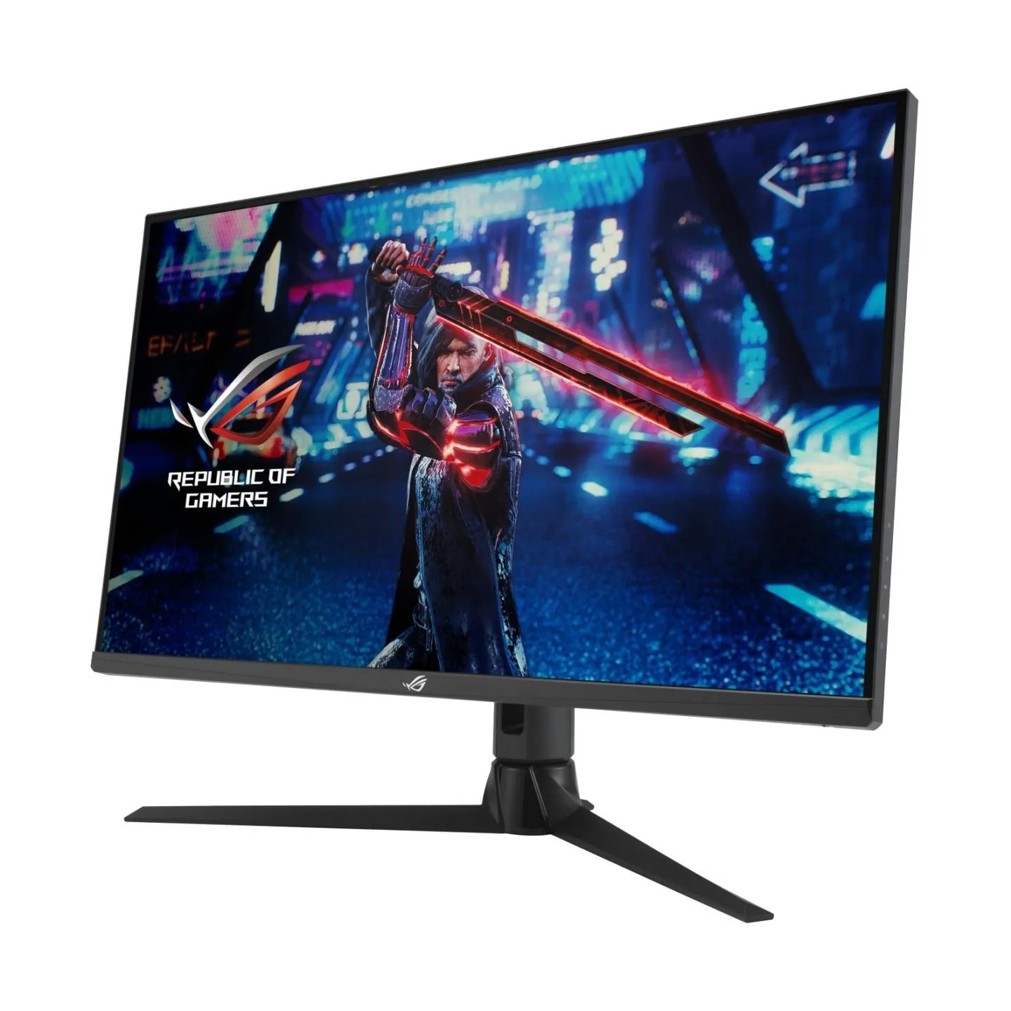 Asus LCD Monitor|ASUS|32"|Gaming/4K|Panel IPS|3840x2160|16:9|160Hz|Matte|1 ms|Swivel|Height adjustable|Tilt|Colour Black|90LM08B
