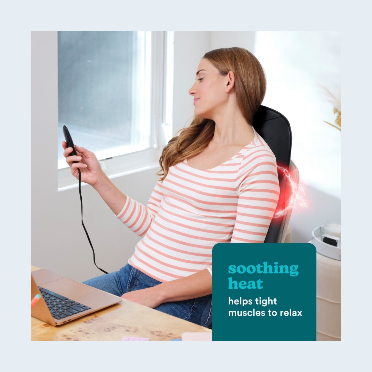 Homedics SBM-65H-EU Shiatsu Experience Back Massager + Heat
