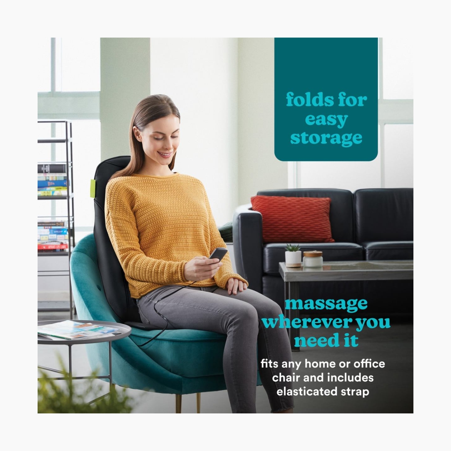 Homedics SBM-65H-EU Shiatsu Experience Back Massager + Heat