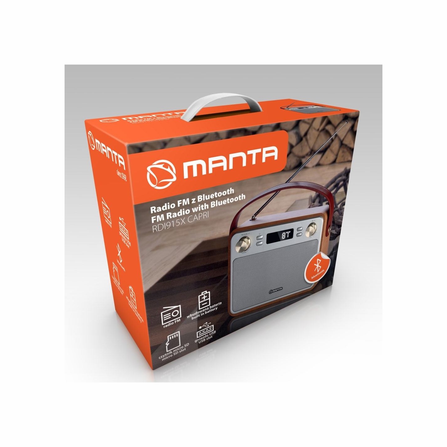 Manta RDI915X FM/BT/USB Capri