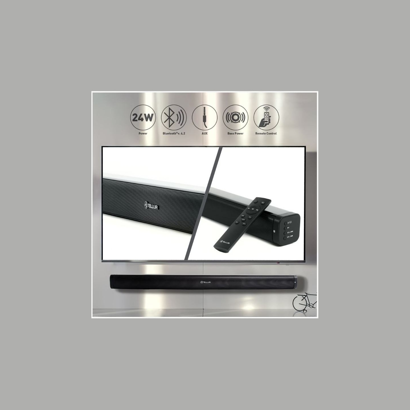 Tellur Bluetooth Soundbar Kali Black