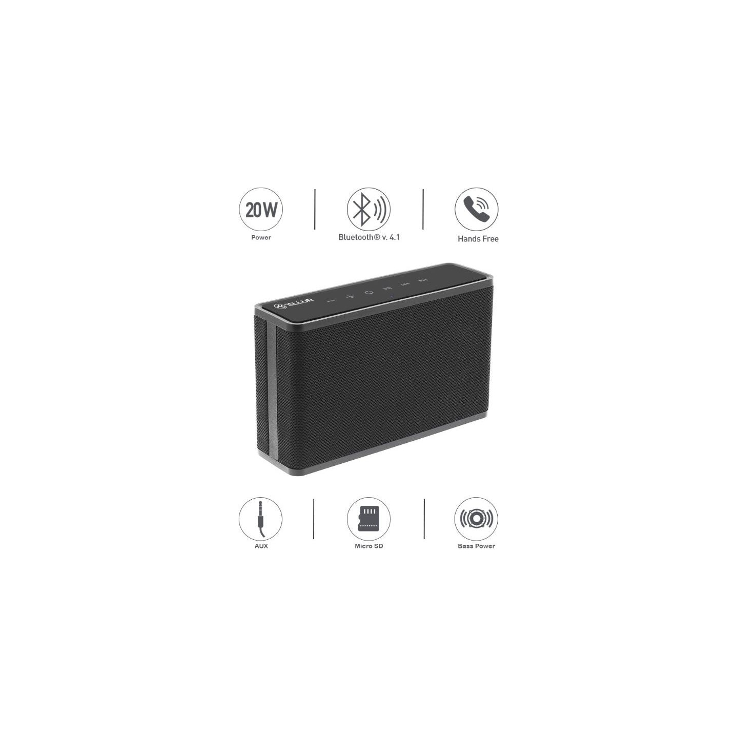 Tellur Bluetooth Speaker Apollo Black