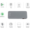Tellur Power Bank QC 3.0 Fast Charge, 5000mAh, 3in1 gray