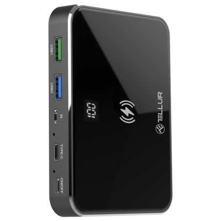 Tellur Graphene PD10000 Power Bank 10000mAh Black