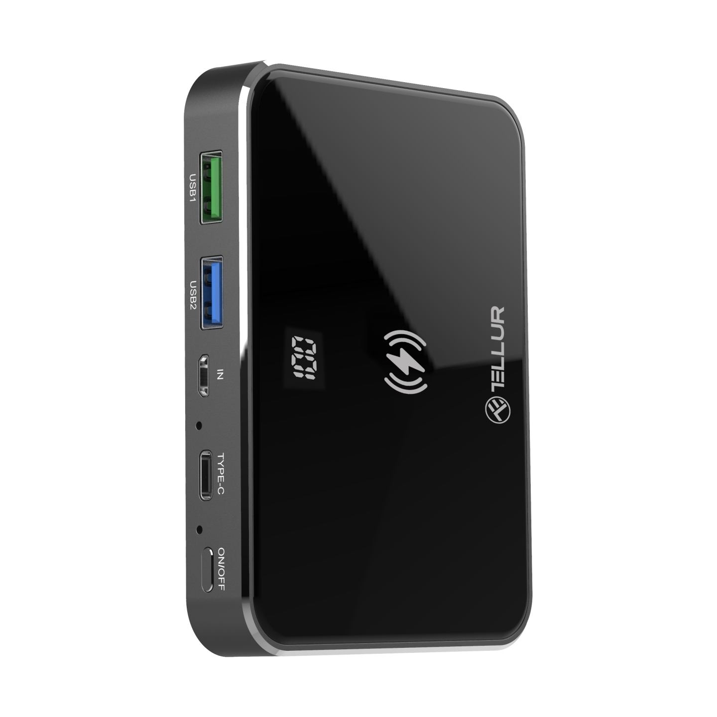 Tellur Graphene PD10000 Power Bank 10000mAh Black