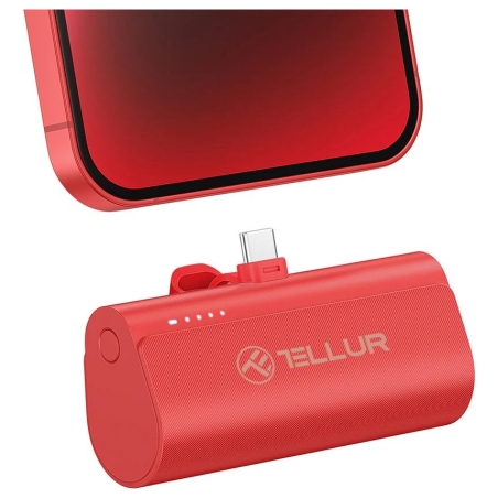 Tellur PD202 Powerbank 5000mAh red