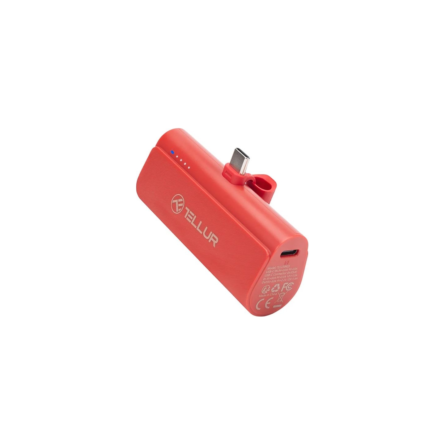 Tellur PD202 Powerbank 5000mAh red