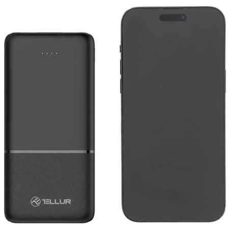 Tellur 10000mAh power bank black