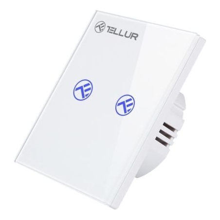 Tellur Smart WiFi switch, SS2N 2 port 1800W 10A