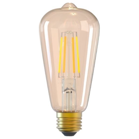 Tellur WiFi Filament Smart Bulb E27, Amber, White/Warm, Dimmer