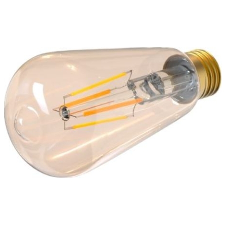Tellur WiFi Filament Smart Bulb E27, Amber, White/Warm, Dimmer