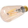 Tellur WiFi Filament Smart Bulb E27, Amber, White/Warm, Dimmer