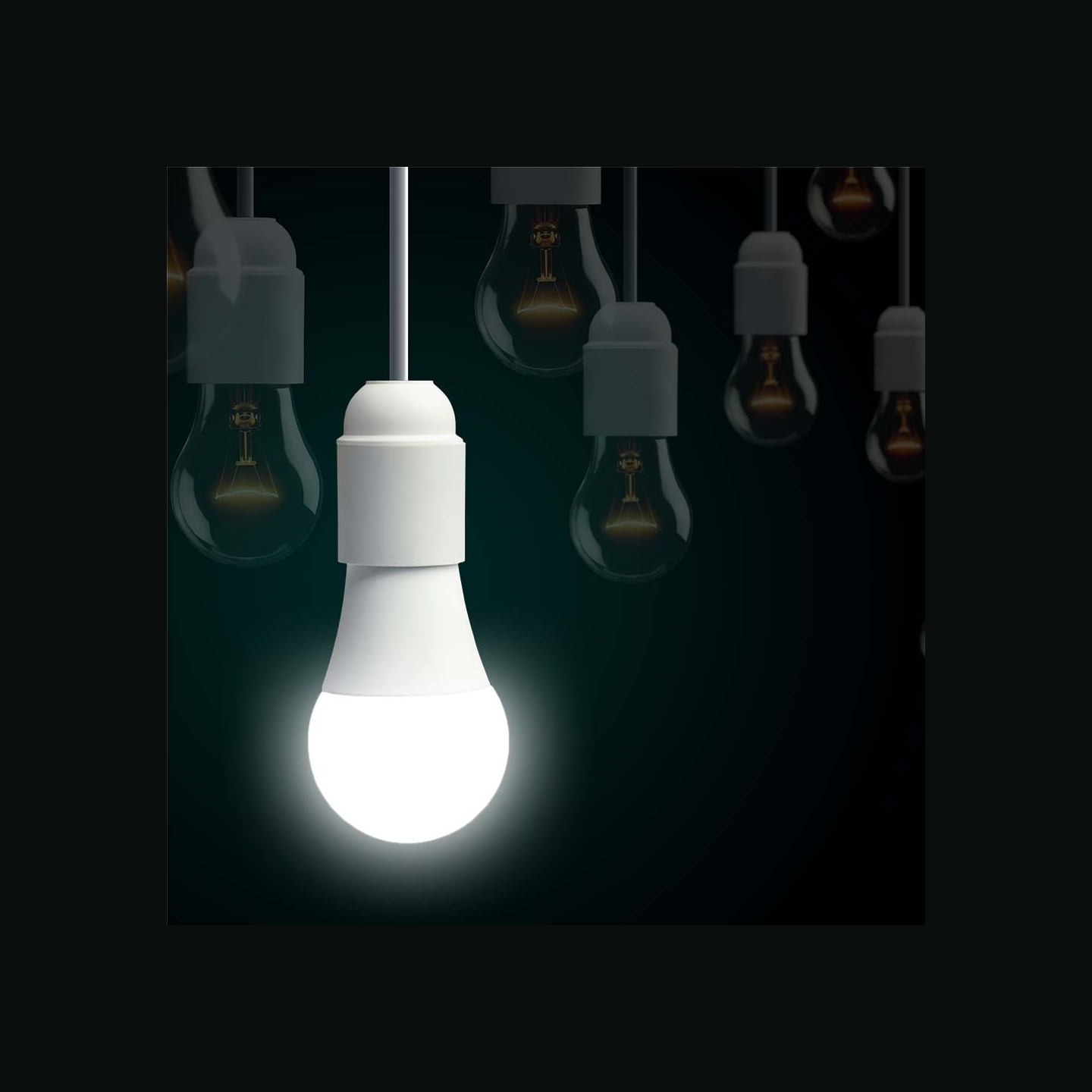 Tellur Smart WiFi Bulb E27, 9W, White/Warm, Dimmer