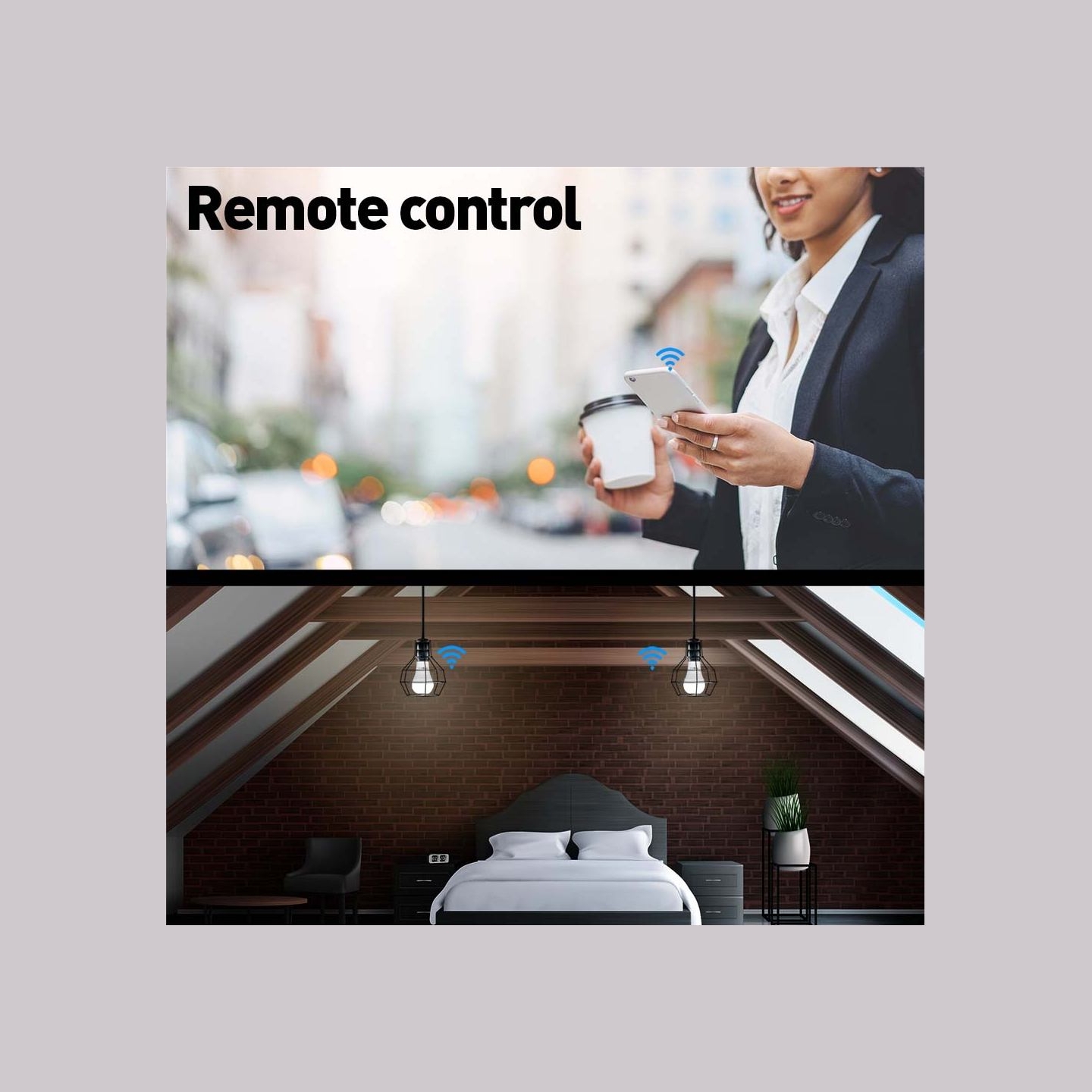 Tellur Smart WiFi Bulb E27, 9W, White/Warm/RGB, Dimmer