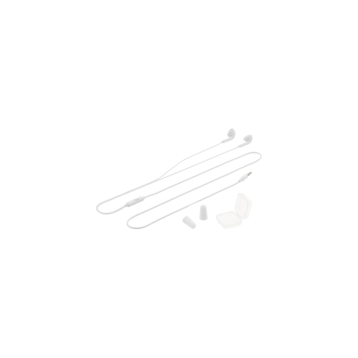 Tellur In-Ear Headset Fly, Noise Reduction Memory Foam Ear Plugs White