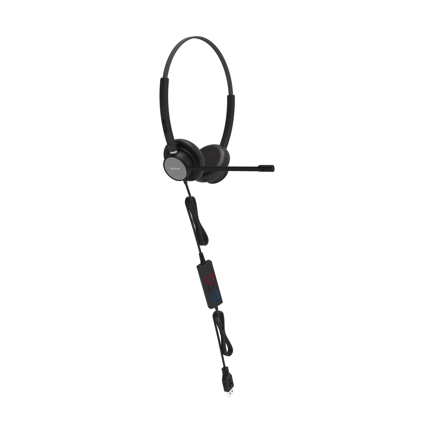 Tellur Voice 320 Wired Headset Binaural Black