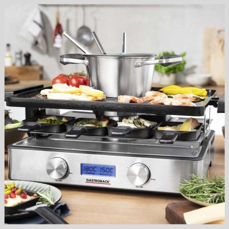 Gastroback 42562 Design Raclette-Fondue Advanced Plus