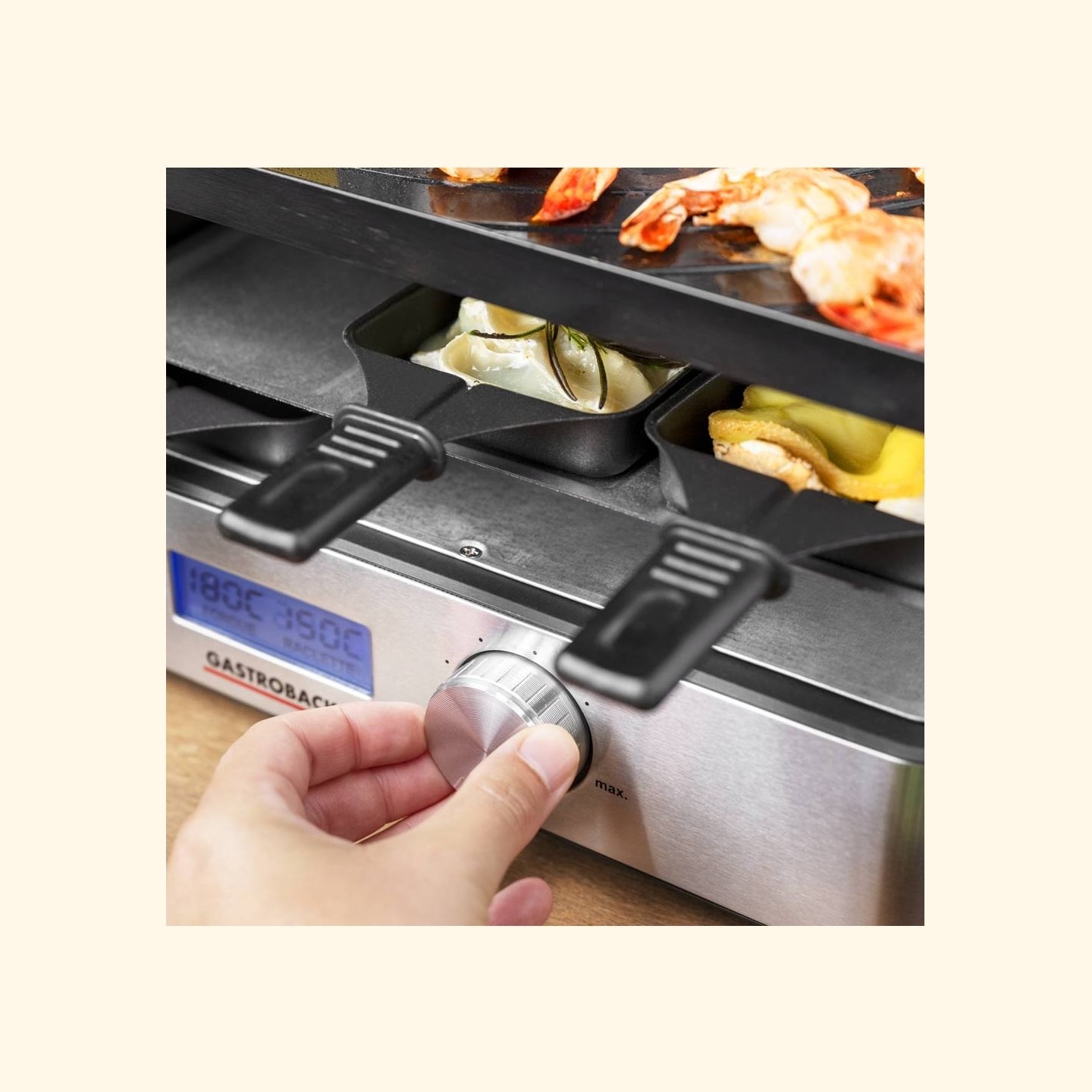Gastroback 42562 Design Raclette-Fondue Advanced Plus
