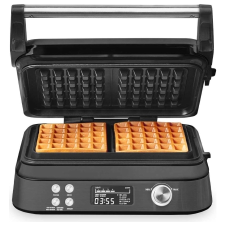 Gastroback 42449 Waffle Maker Advanced Control Black Edition