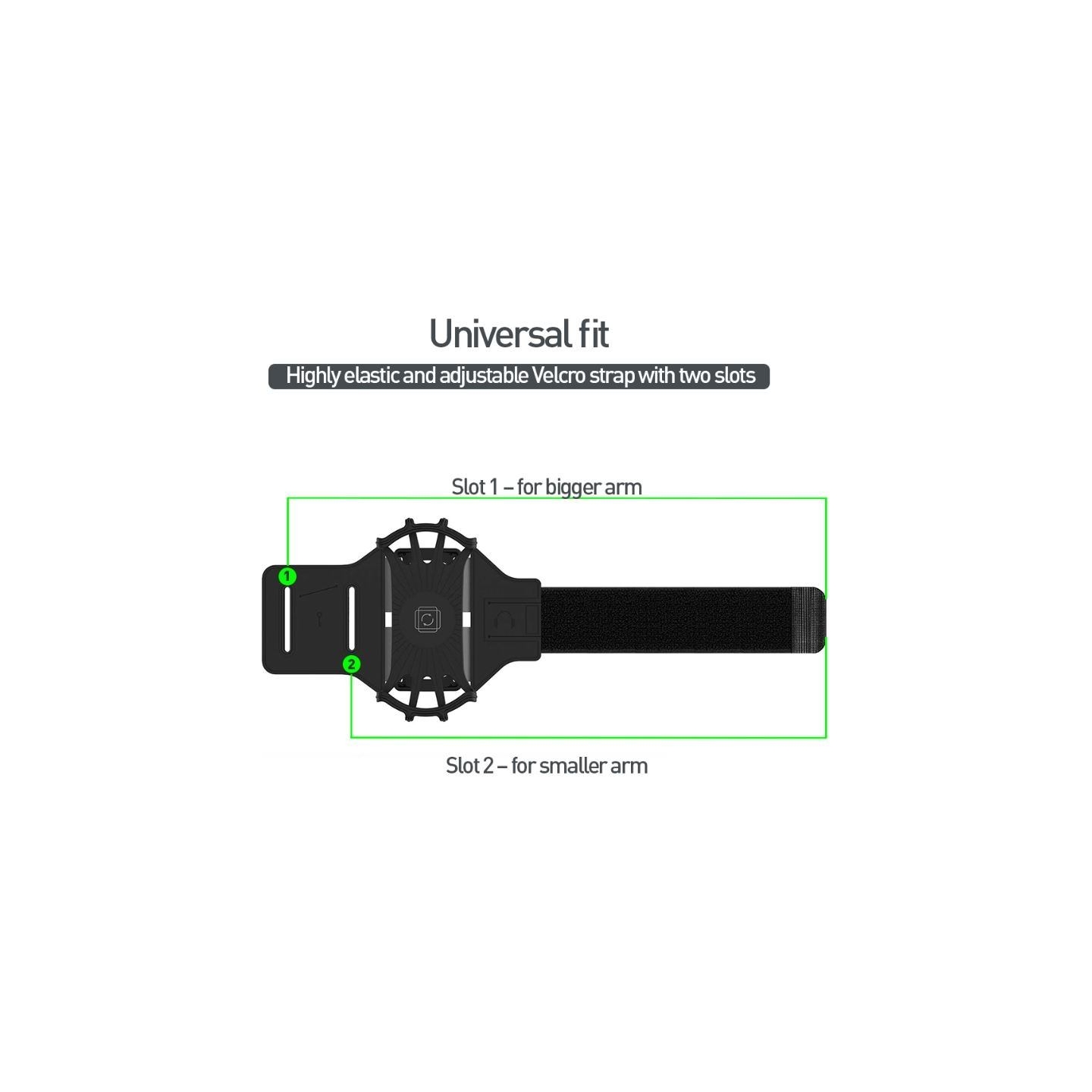 Tellur A100 Sports Armband Black