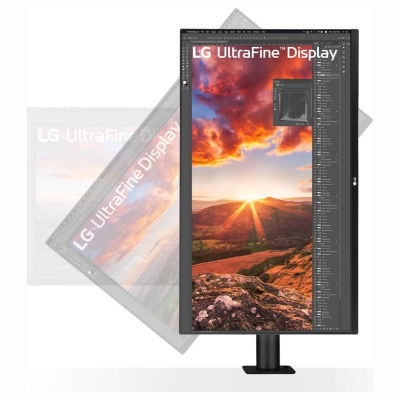 LG LCD Monitor|LG|31.5"|Panel IPS|3840x2160|16:9|60Hz|5 ms|Speakers|Swivel|Pivot|Height adjustable|Tilt|Colour Black|32UN880K-B