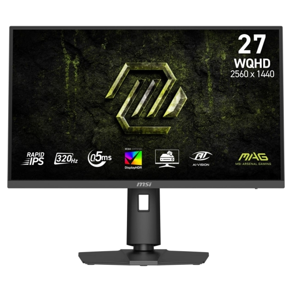 MSI LCD Monitor|MSI|27 "|2560 x 1440 pixels|Wide Quad HD|Native aspect ratio 16:9|LCD|Flat|MAG274QPFX32