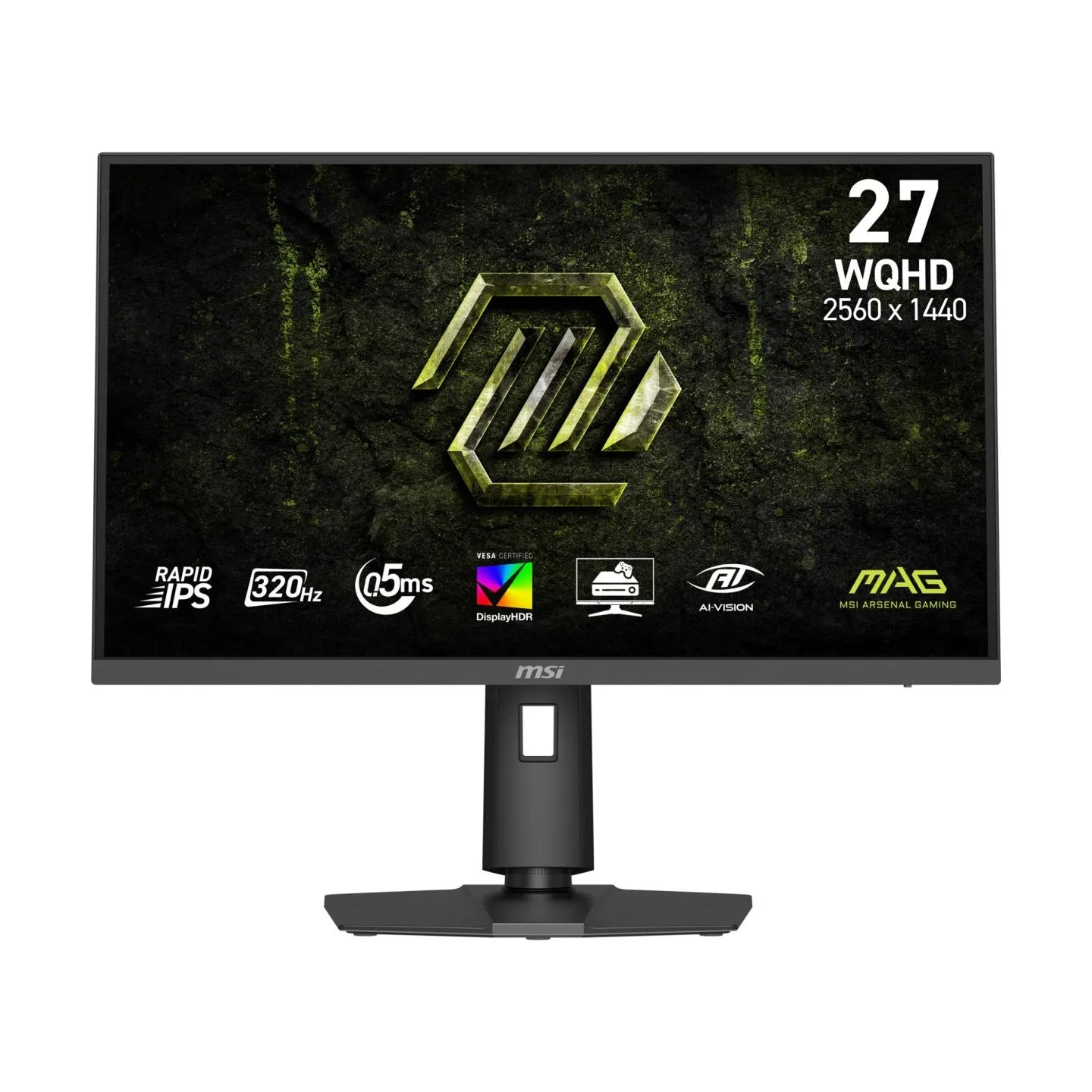 MSI LCD Monitor|MSI|27 "|2560 x 1440 pixels|Wide Quad HD|Native aspect ratio 16:9|LCD|Flat|MAG274QPFX32