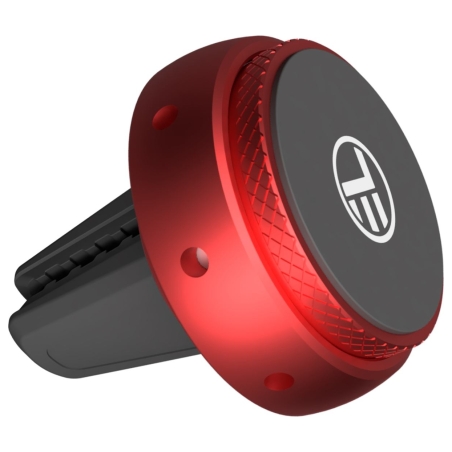 Tellur FreshDot Car Phone Holder Magnetic, Fragrance Kit Bubble Gum, Air Vent Mount Red