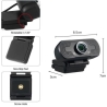 Tellur Full HD Webcam 2MP Autofocus Black