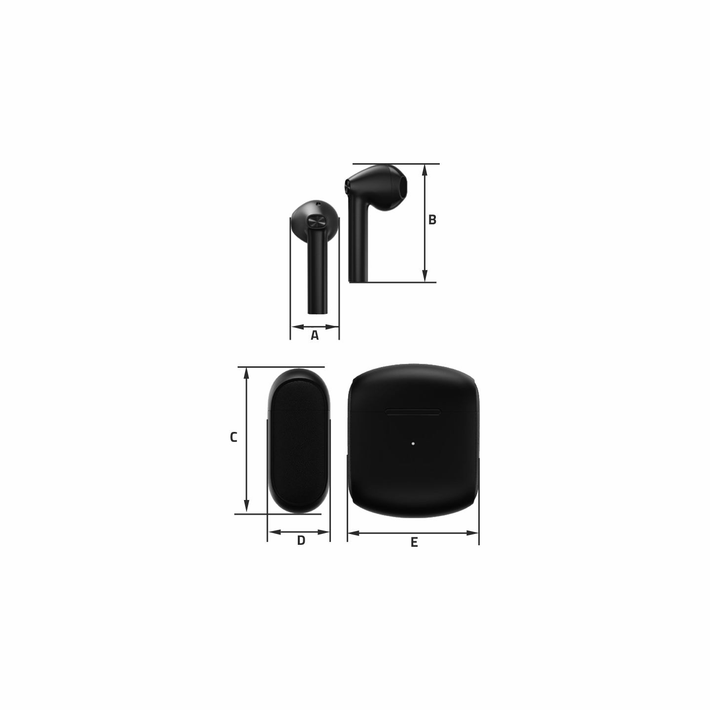 Manta MTWS010B Rytmo X TWS Black
