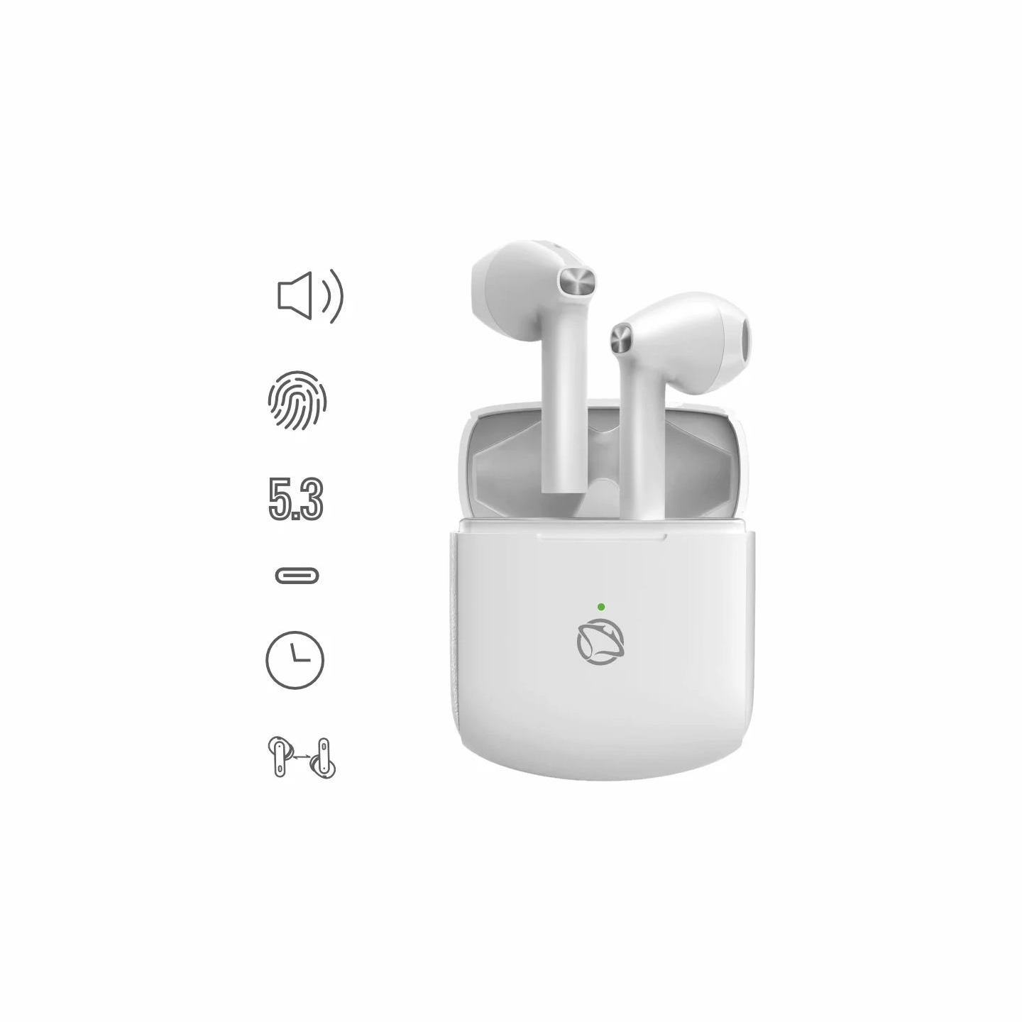 Manta MTWS010W Rytmo X TWS White