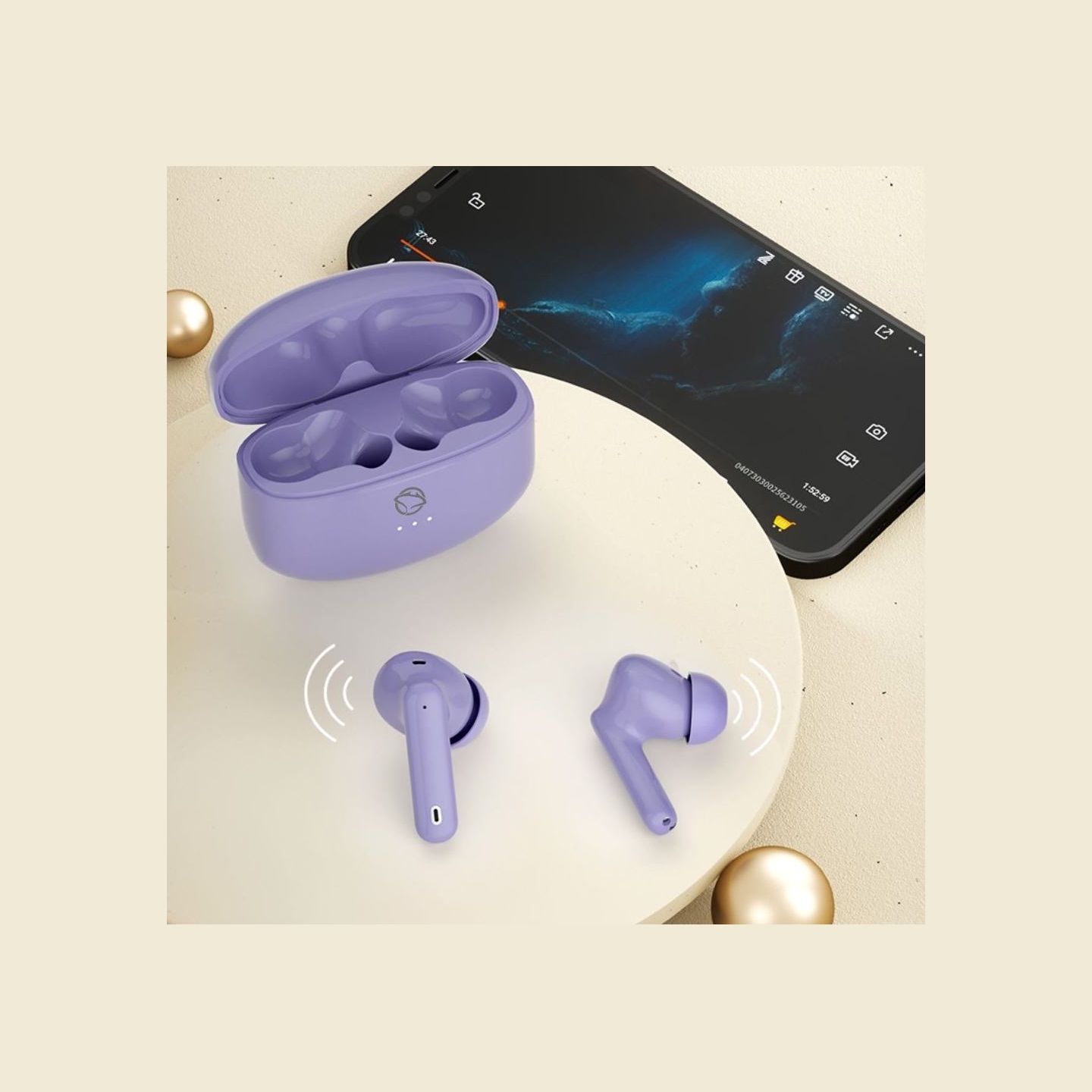 Manta MTWS008P Rytmo Purple