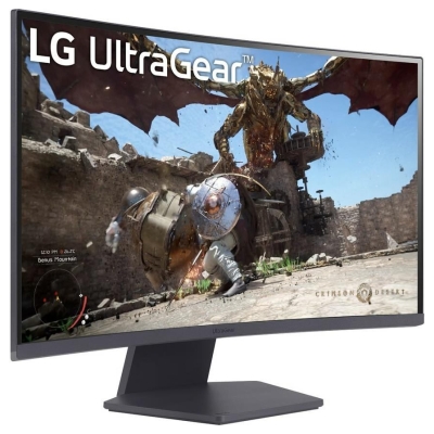 LG LCD Monitor|LG|27GS60QC-B|27"|Gaming/Curved|Panel VA|2560x1440|16:9|180 Hz|Matte|1 ms|Tilt|Colour Black|27GS60QC-B