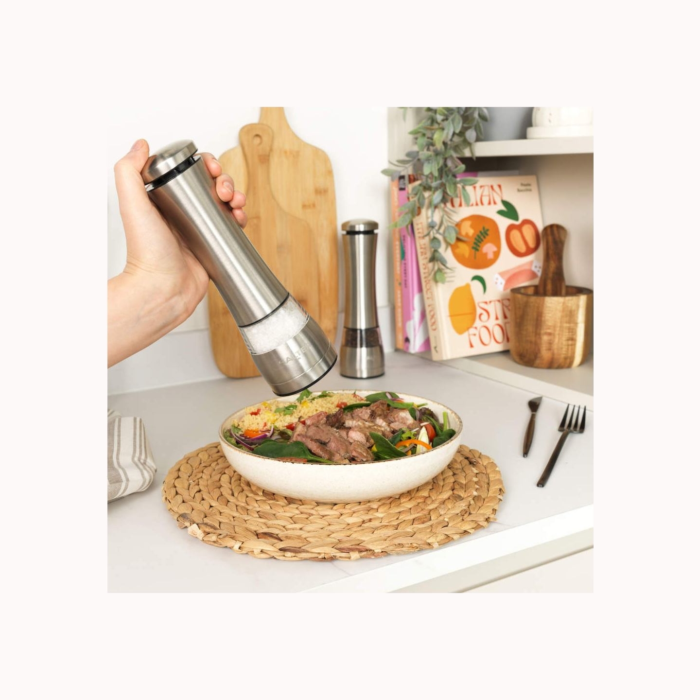 Salter BW118471EU7 Electric Mill Set
