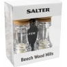 Salter 7607 WDXR Beech Wood Mills Twin