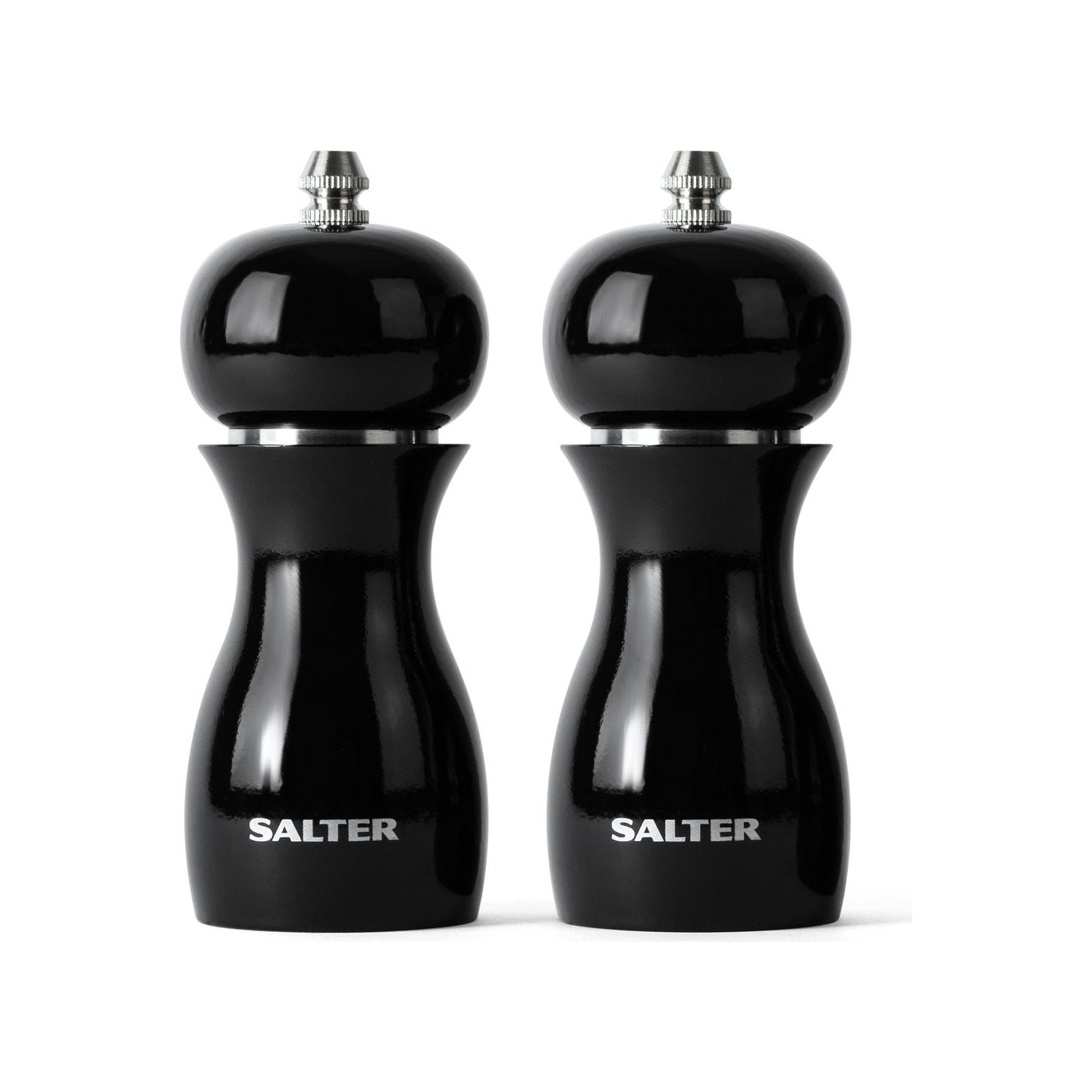 Salter 7613 GYXR Gloss Salt and Pepper Mills Grey