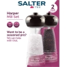 Salter BW12949GEU7 Harper Mill Set Clear/Grey