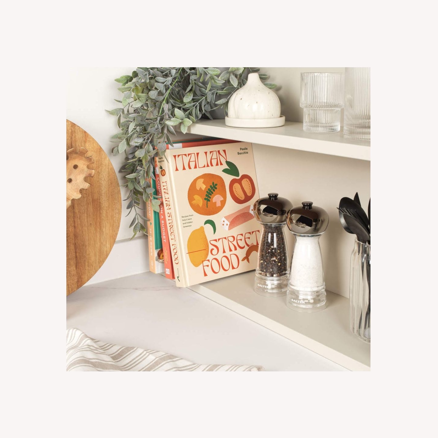 Salter BW12949GEU7 Harper Mill Set Clear/Grey