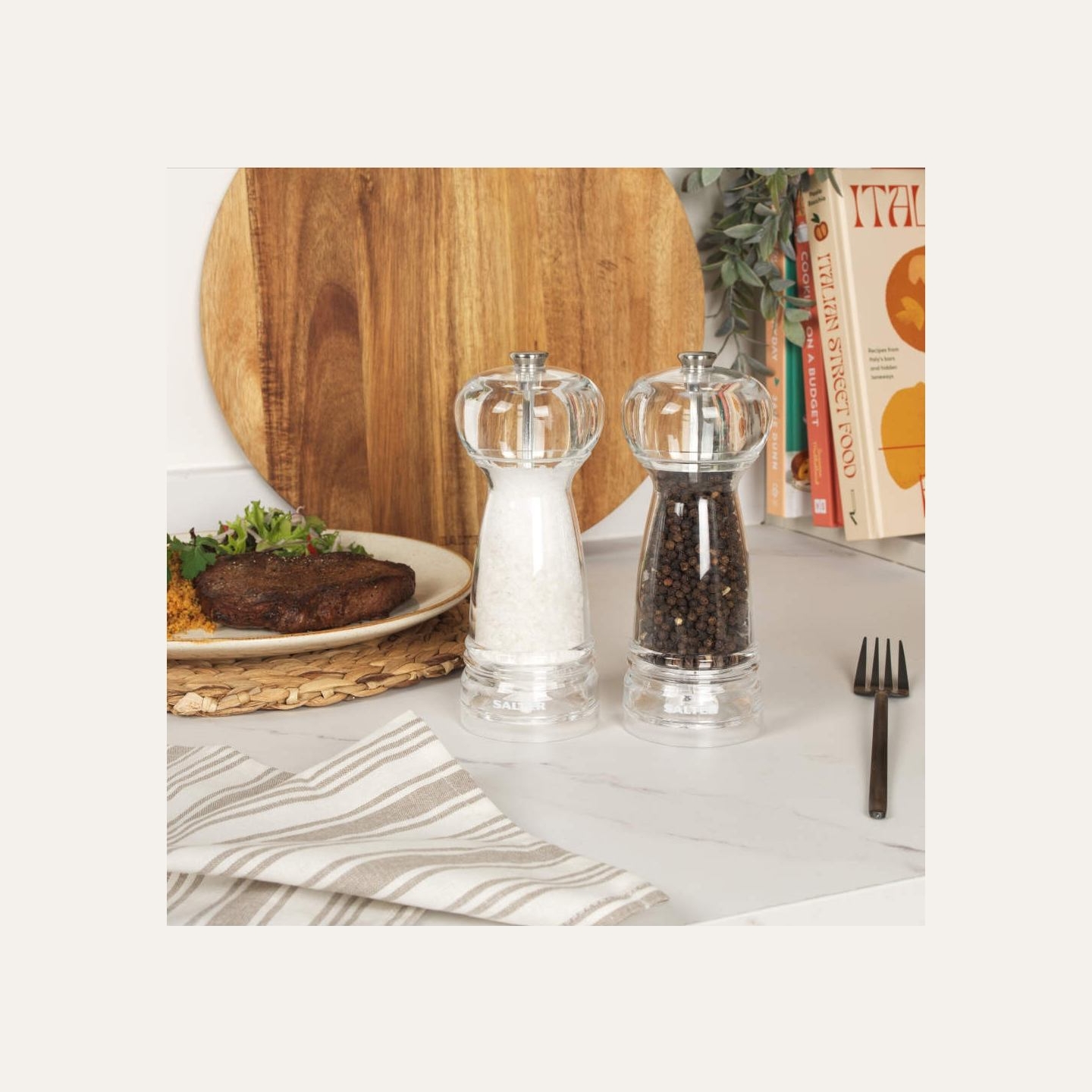 Salter BW12949EU7 Harper Mill Set Transparent