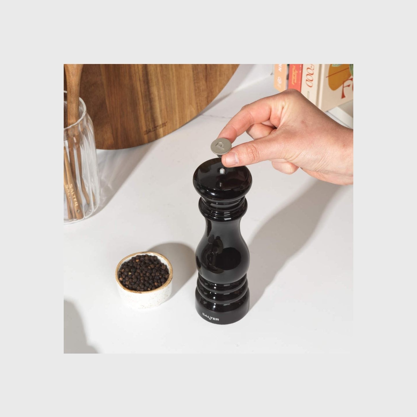 Salter BW13676EU7 Chester Salt & Pepper Mill Black