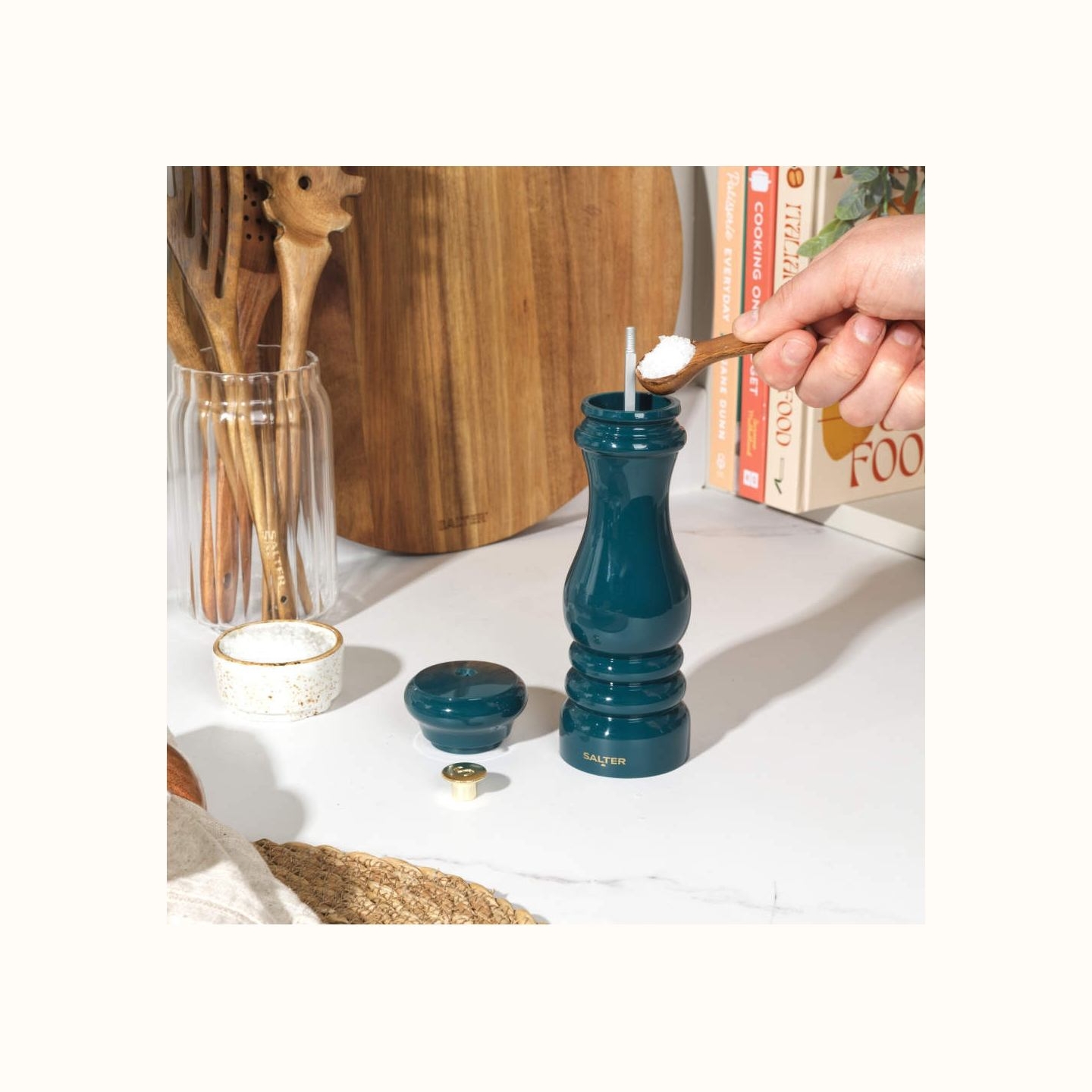 Salter BW13676GREU7 Chester Salt & Pepper Mill Green