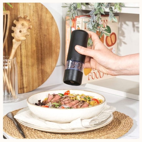 Salter BW12958EU7 Clarence Electric Salt & Pepper Mill Black