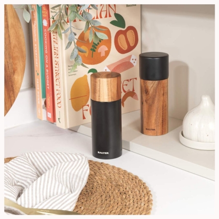 Salter BW12068EU7 Toronto Salt & Pepper Mills Black