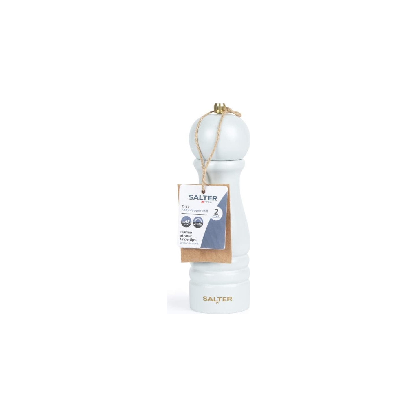 Salter BW120291EU7 Olea Salt & Pepper Mill Light Grey