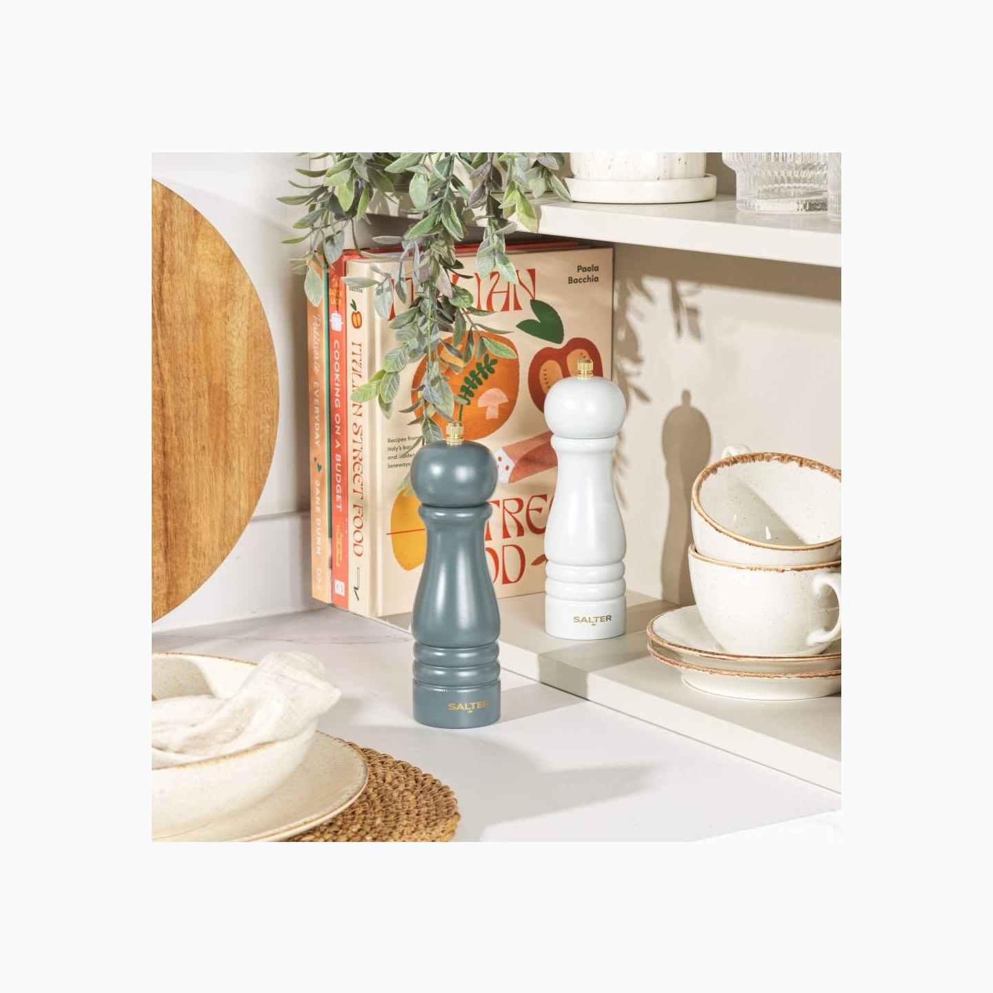 Salter BW120291GEU7 Olea Salt & Pepper Mill Grey