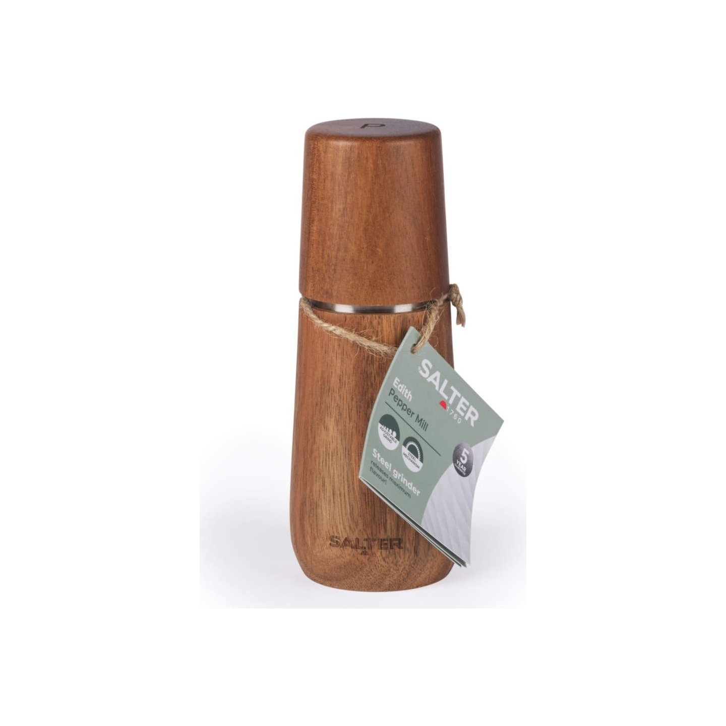 Salter BW13049APEU7 Edith Acacia Pepper Mill