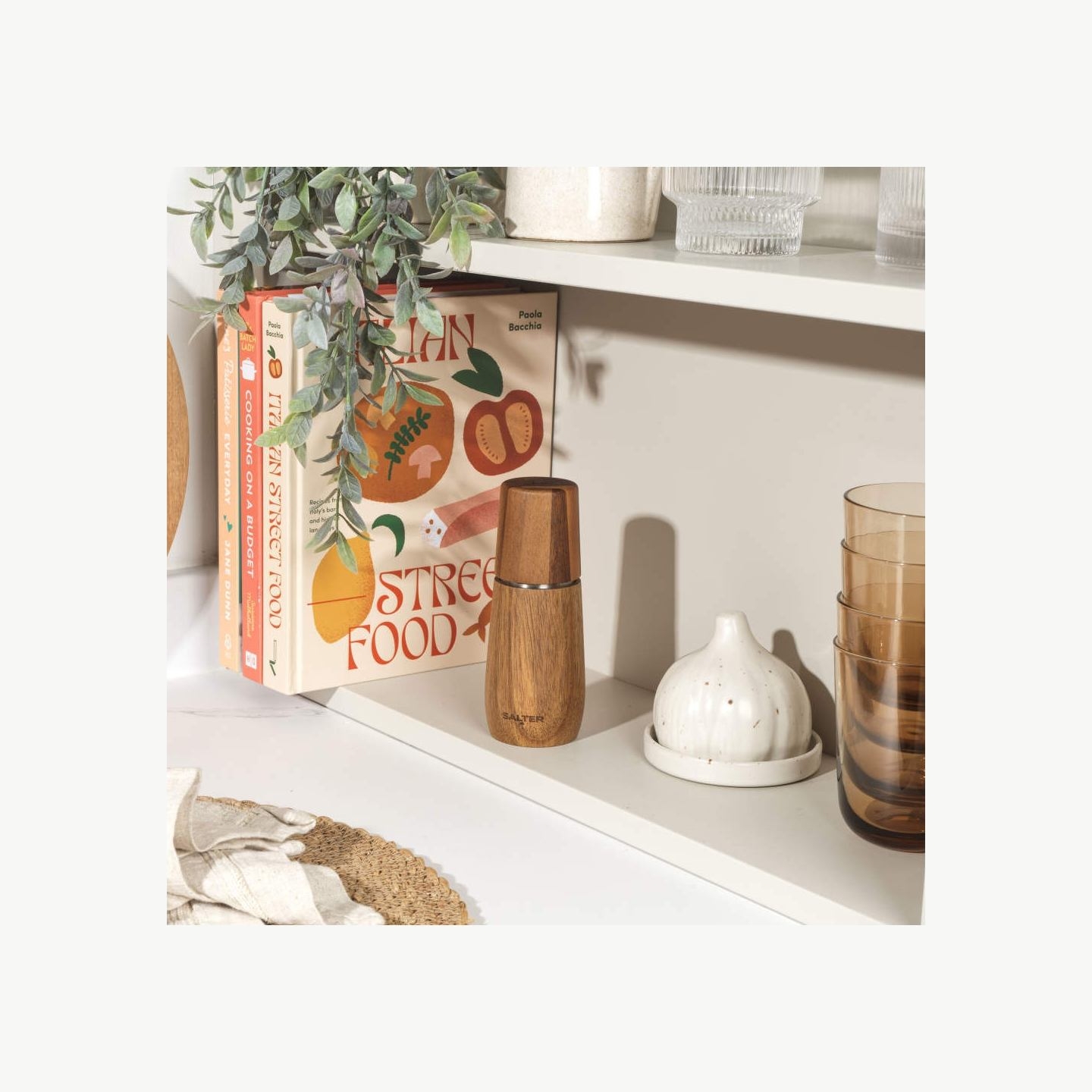 Salter BW13049APEU7 Edith Acacia Pepper Mill