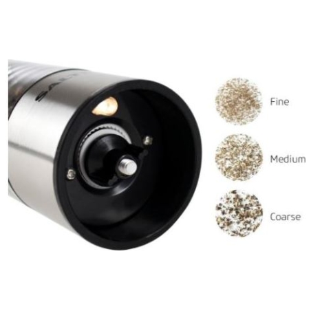 Salter 7522 SSTUR15UP3 Salter Stainless Steel Electric Salt & Pepper Mills